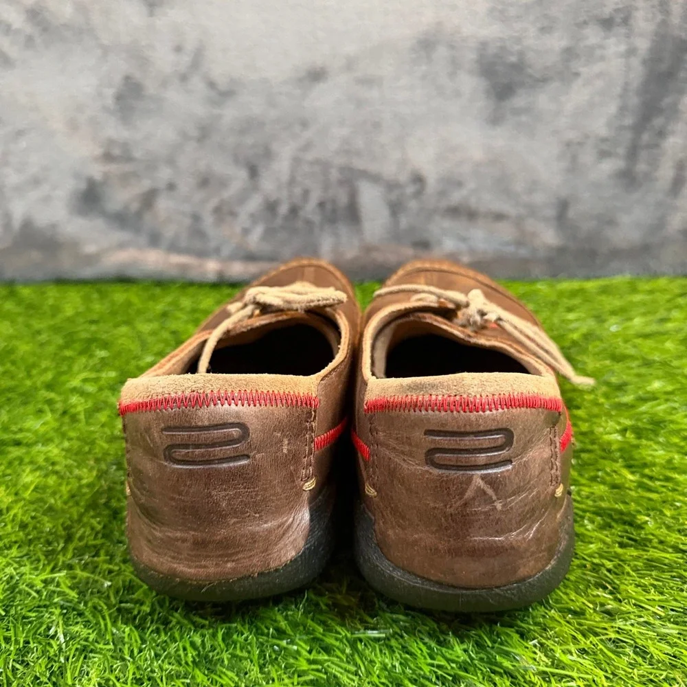 ECCO Biom Walking Shoes Womens Us 7-7.5 EU 38 Brown Leather Lace‎ Up